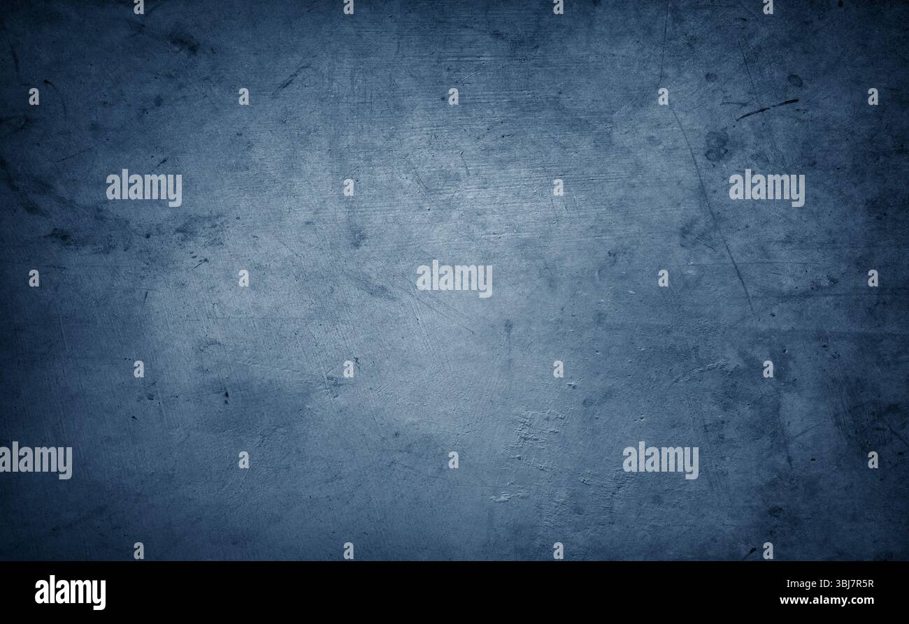 Blue textured concrete wall background Stock Photo