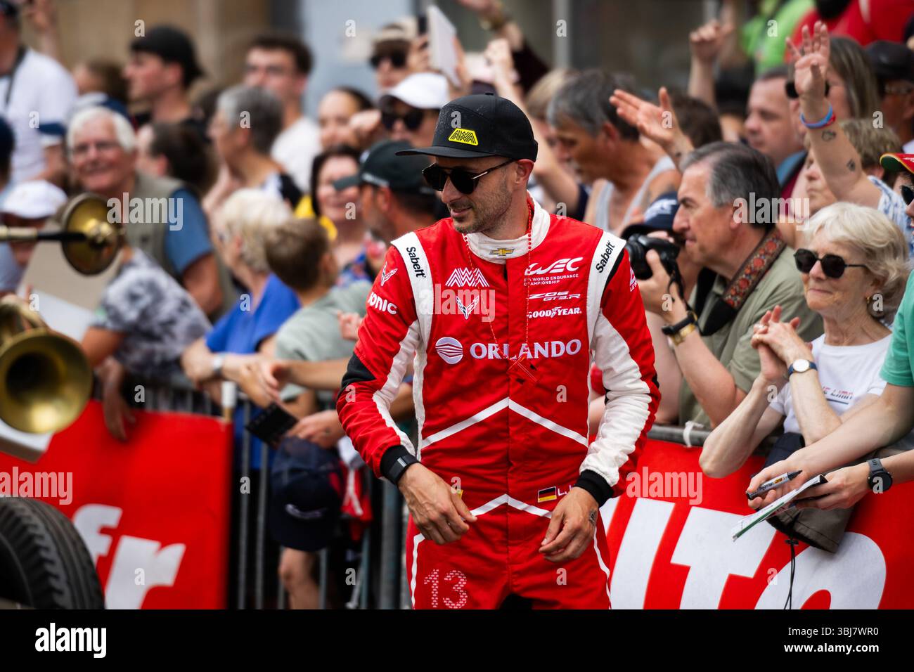 Le Mans, France. 13th June, 2025. KERN Lars (ger), AWA Racing, Corvette ...