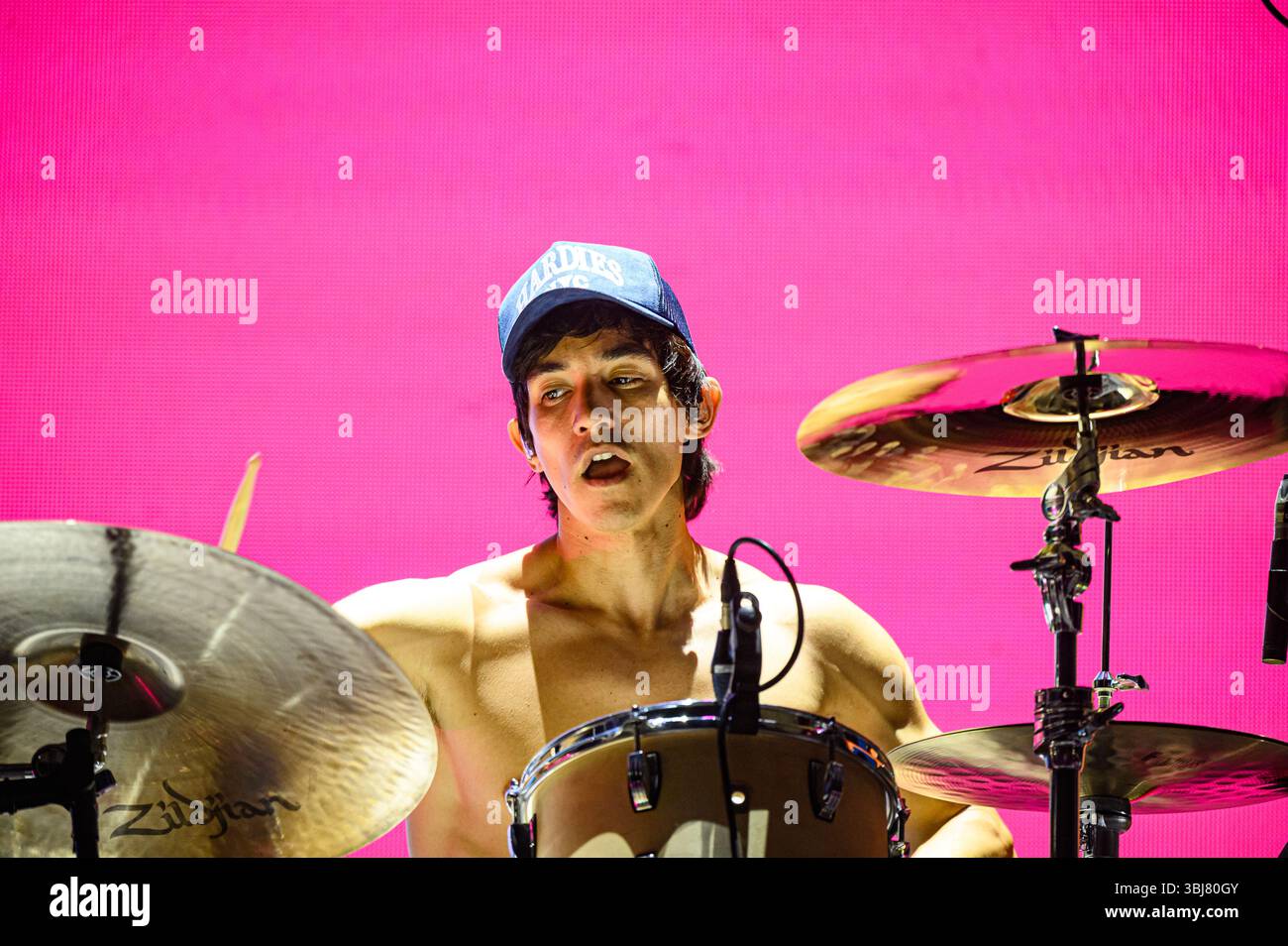 London, United Kingdom. 13th June, 2025. Daniel Fang of Turnstile ...