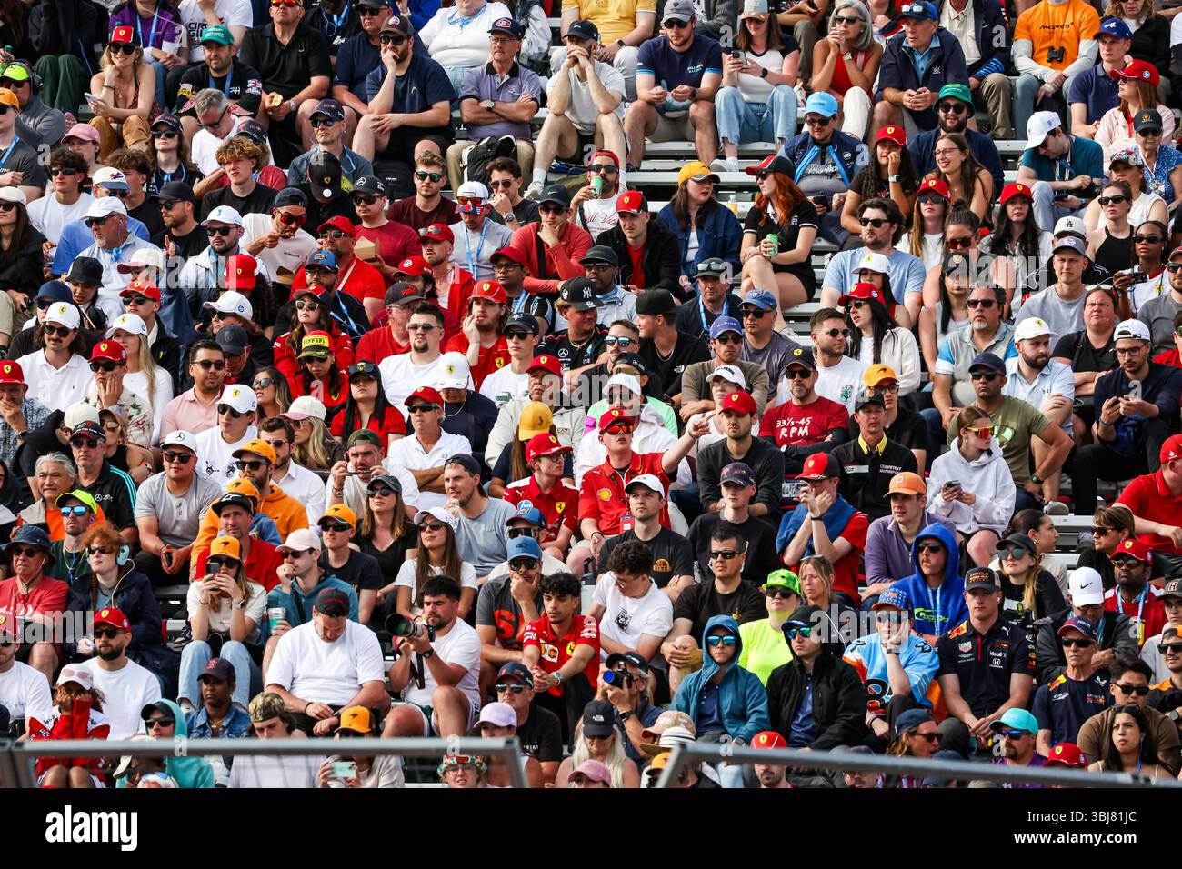 Fans during the Formula 1 Pirelli Grand Prix du Canada 2025, 10th round ...