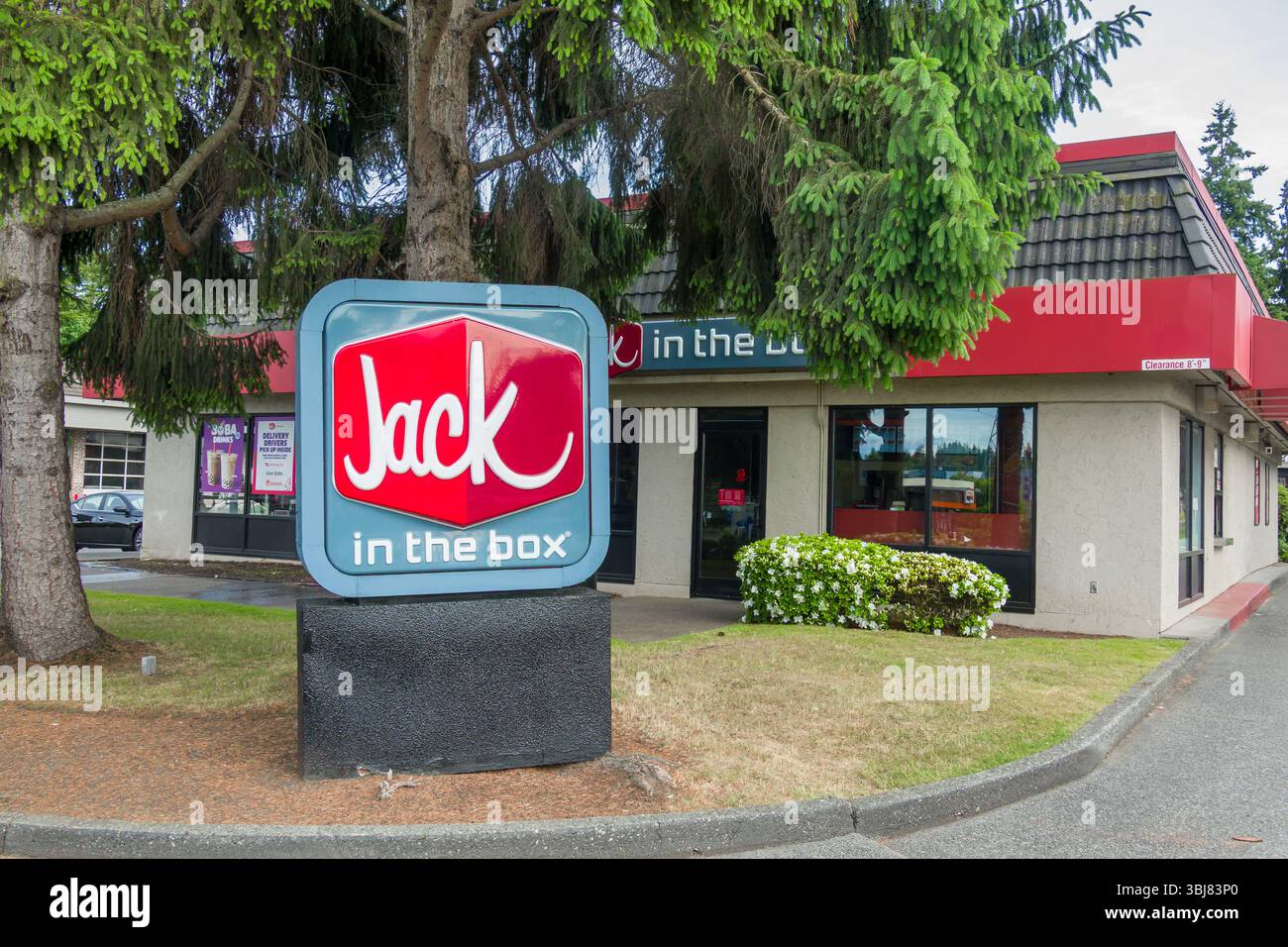 Jack in the box sign hi-res stock photography and images - Alamy