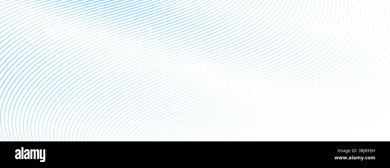 Light Warp Line Pattern Abstract blue wave line background. Light blue dynamic striped texture ...