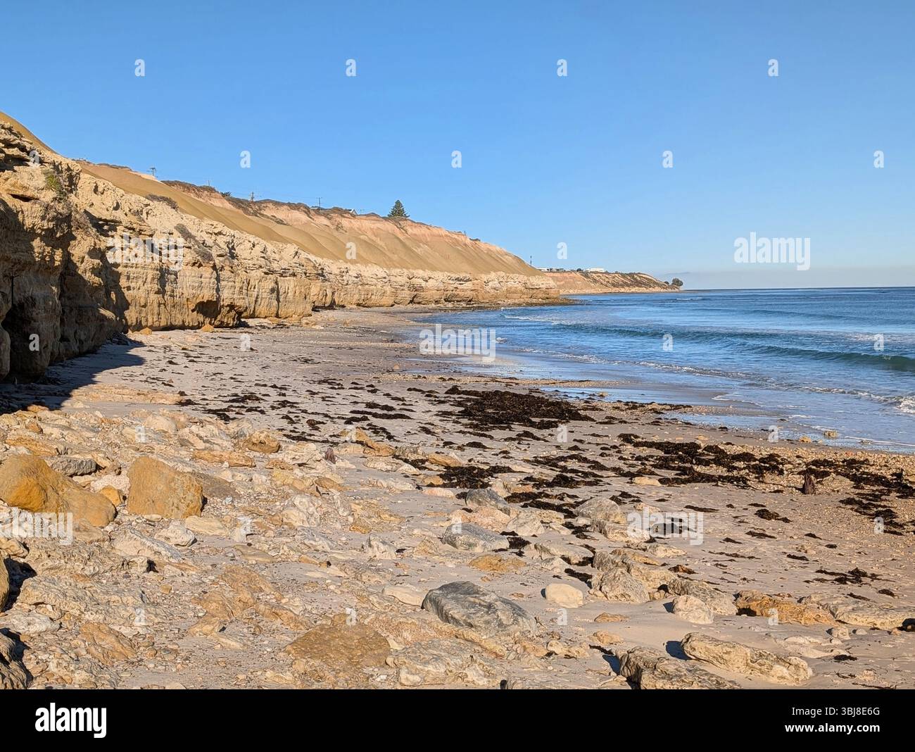 Port Willunga coastline - Smartphone Captured Stock Image