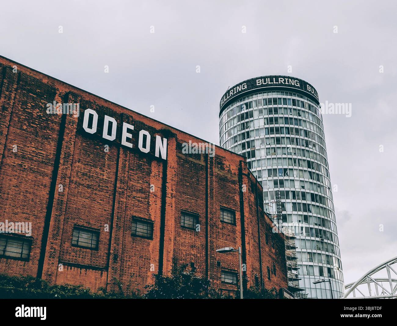 Odeon and Rotunda in Birmingham - Smartphone Captured Stock Image