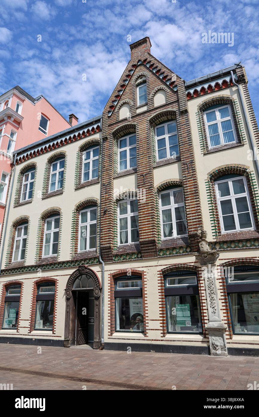 Flensburg, Germany 13. June 2025 Historic Flensburg building