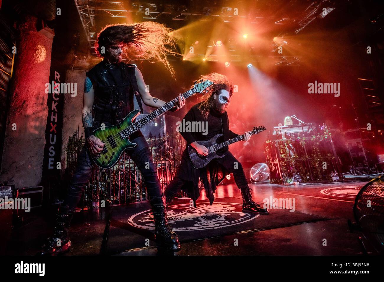 The band Cradle of Filth live on stage Salzburg Rockhouse Salzburg ...