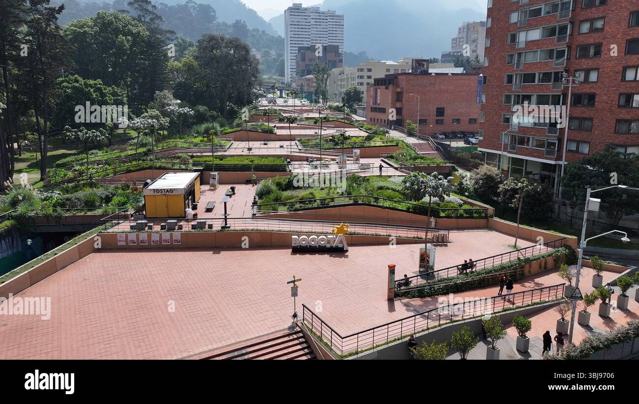Bogota Skyline in Cundinamarca Colombia. Travel Destination. Tourism ...