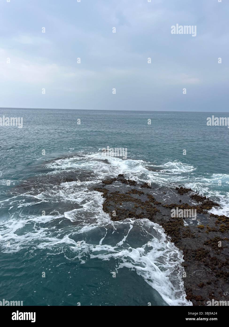 The magical and fairytale Mermaid Caves on the West Side of the island of O'ahu, Hawai'i, USA. - Smartphone Captured Stock Image