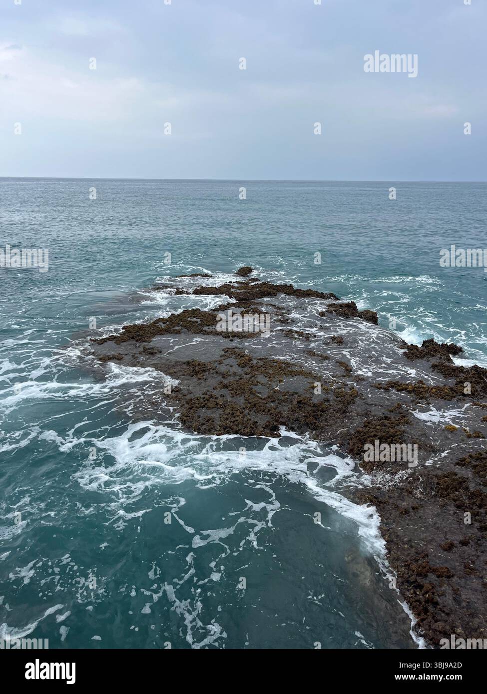 The magical and fairytale Mermaid Caves on the West Side of the island of O'ahu, Hawai'i, USA. - Smartphone Captured Stock Image