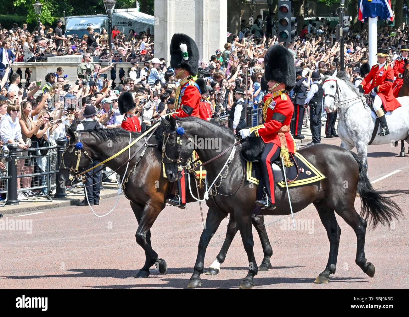 London, UK. 14th June, 2025. Prince William returns to Buckingham