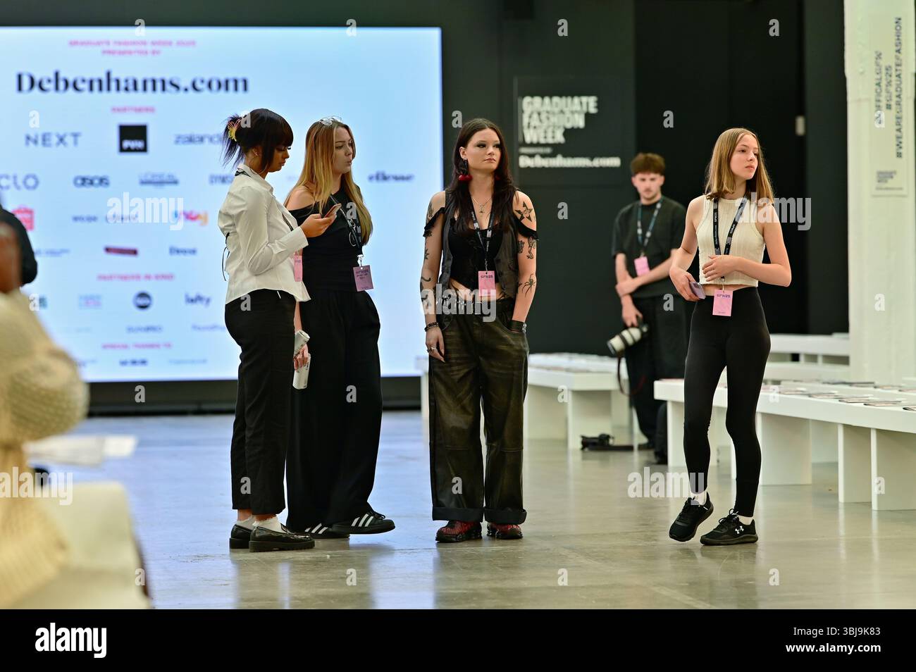 London, UK. 14th June, 2025. De Montfort University's graduate students will be showcasing their work at the Graduate Fashion Week 2025 in London, UK. (Photo by ������/See Li/Picture Capital) Credit: See Li/Picture Capital/17�Թ����� Live News Stock Photo