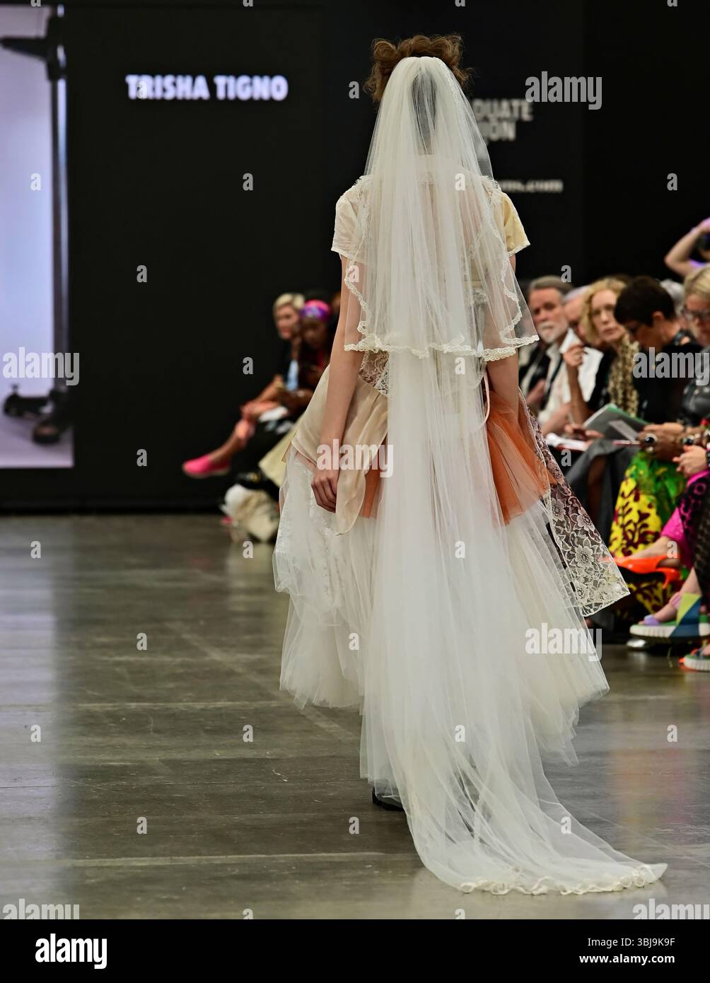 London, UK. 14th June, 2025. De Montfort University's graduate students will be showcasing their work at the Graduate Fashion Week 2025 in London, UK. (Photo by ������/See Li/Picture Capital) Credit: See Li/Picture Capital/17�Թ����� Live News Stock Photo