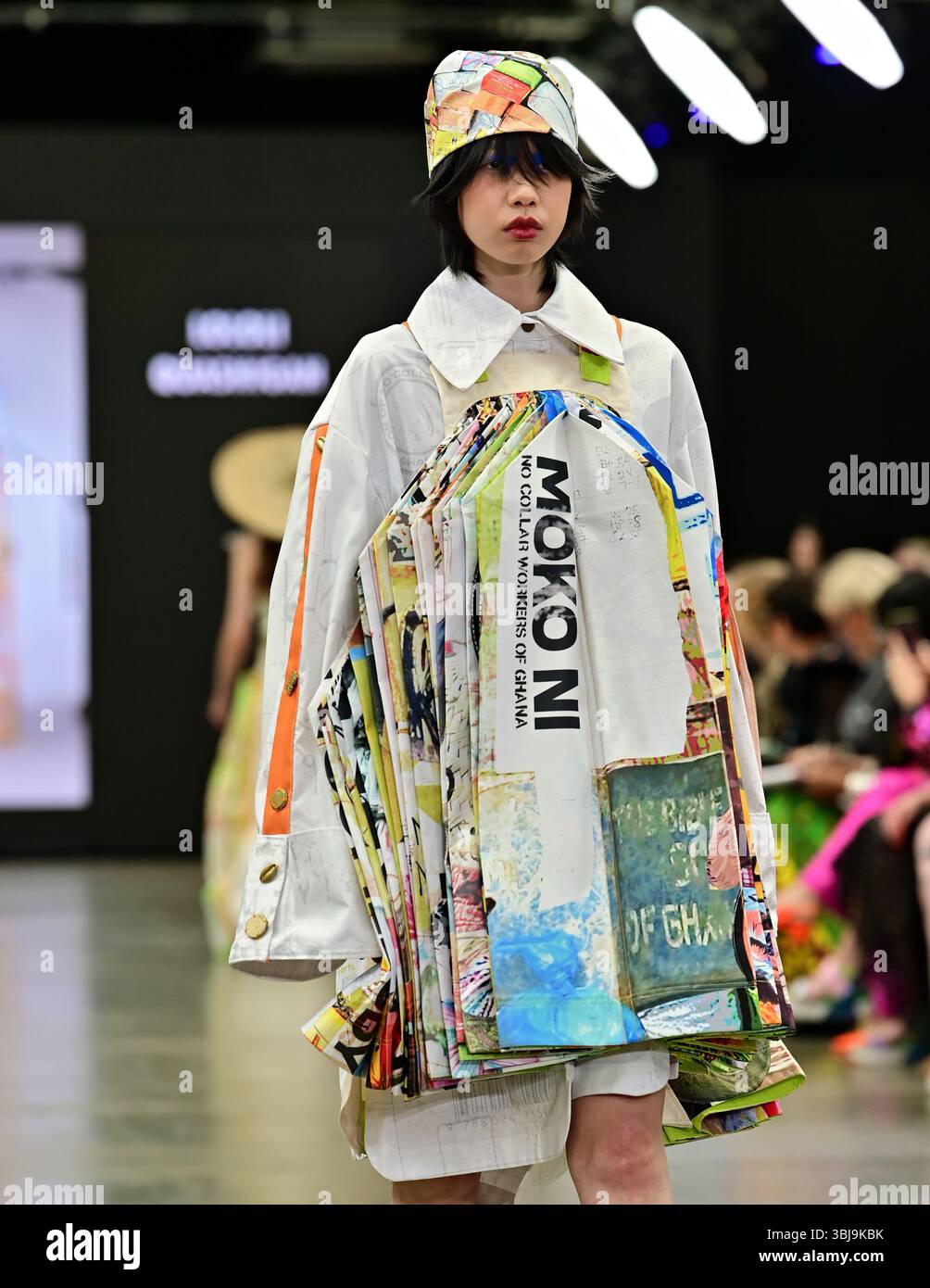 London, UK. 14th June, 2025. De Montfort University's graduate students will be showcasing their work at the Graduate Fashion Week 2025 in London, UK. (Photo by ������/See Li/Picture Capital) Credit: See Li/Picture Capital/17�Թ����� Live News Stock Photo