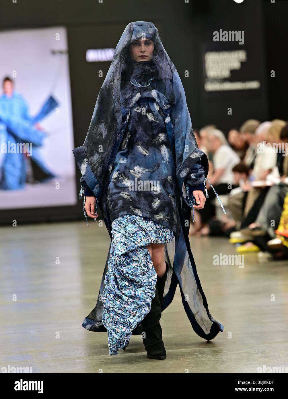 London, UK. 14th June, 2025. De Montfort University's graduate students will be showcasing their work at the Graduate Fashion Week 2025 in London, UK. (Photo by ������/See Li/Picture Capital) Credit: See Li/Picture Capital/17�Թ����� Live News Stock Photo