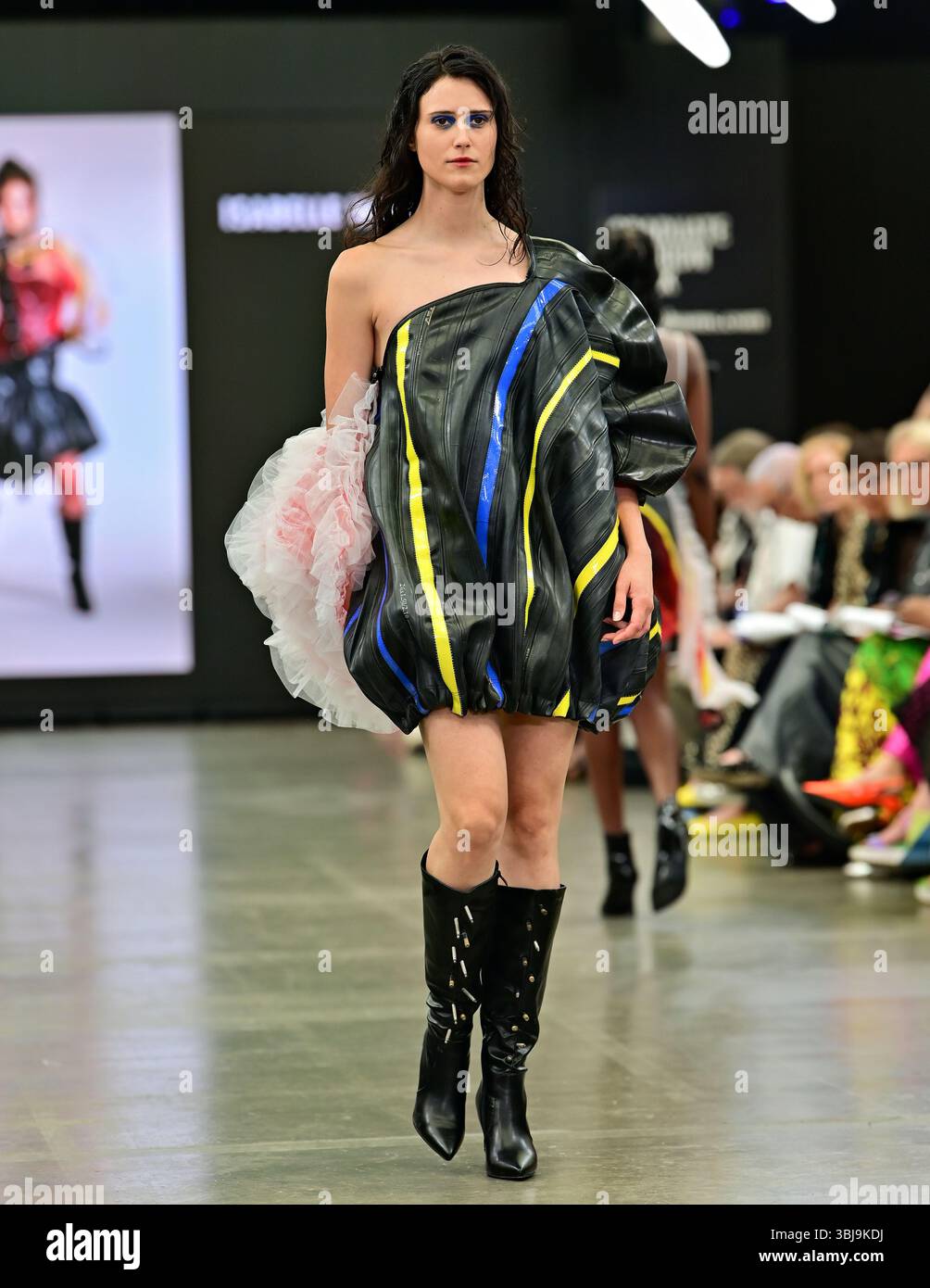 London, UK. 14th June, 2025. De Montfort University's graduate students will be showcasing their work at the Graduate Fashion Week 2025 in London, UK. (Photo by ������/See Li/Picture Capital) Credit: See Li/Picture Capital/17�Թ����� Live News Stock Photo