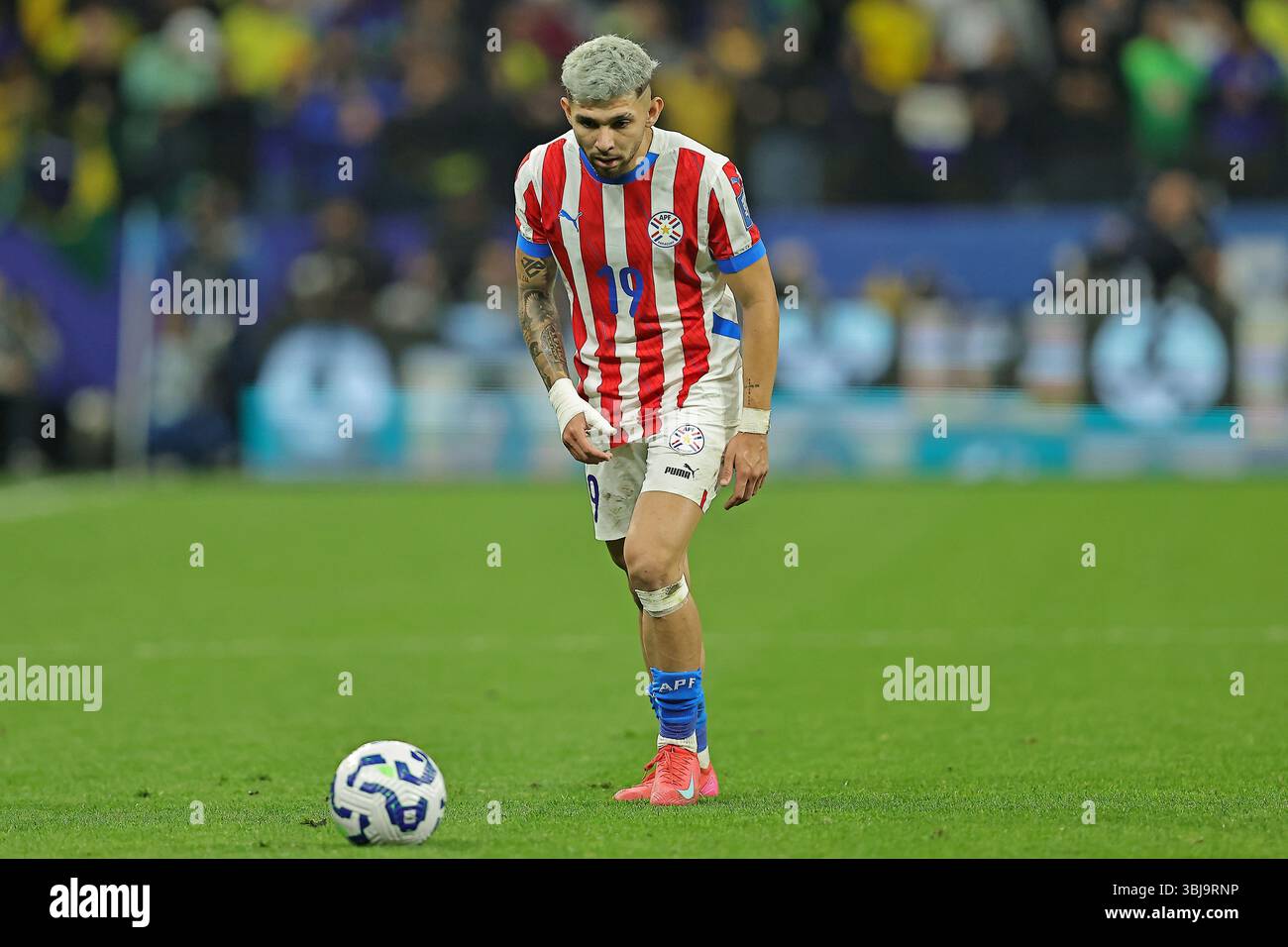 10th June 2025 Sao Paulo Brazil Julio Enciso Of Paraguay plays The 10th-june-2025-sao-paulo-brazil-julio-enciso-of-paraguay-plays-the