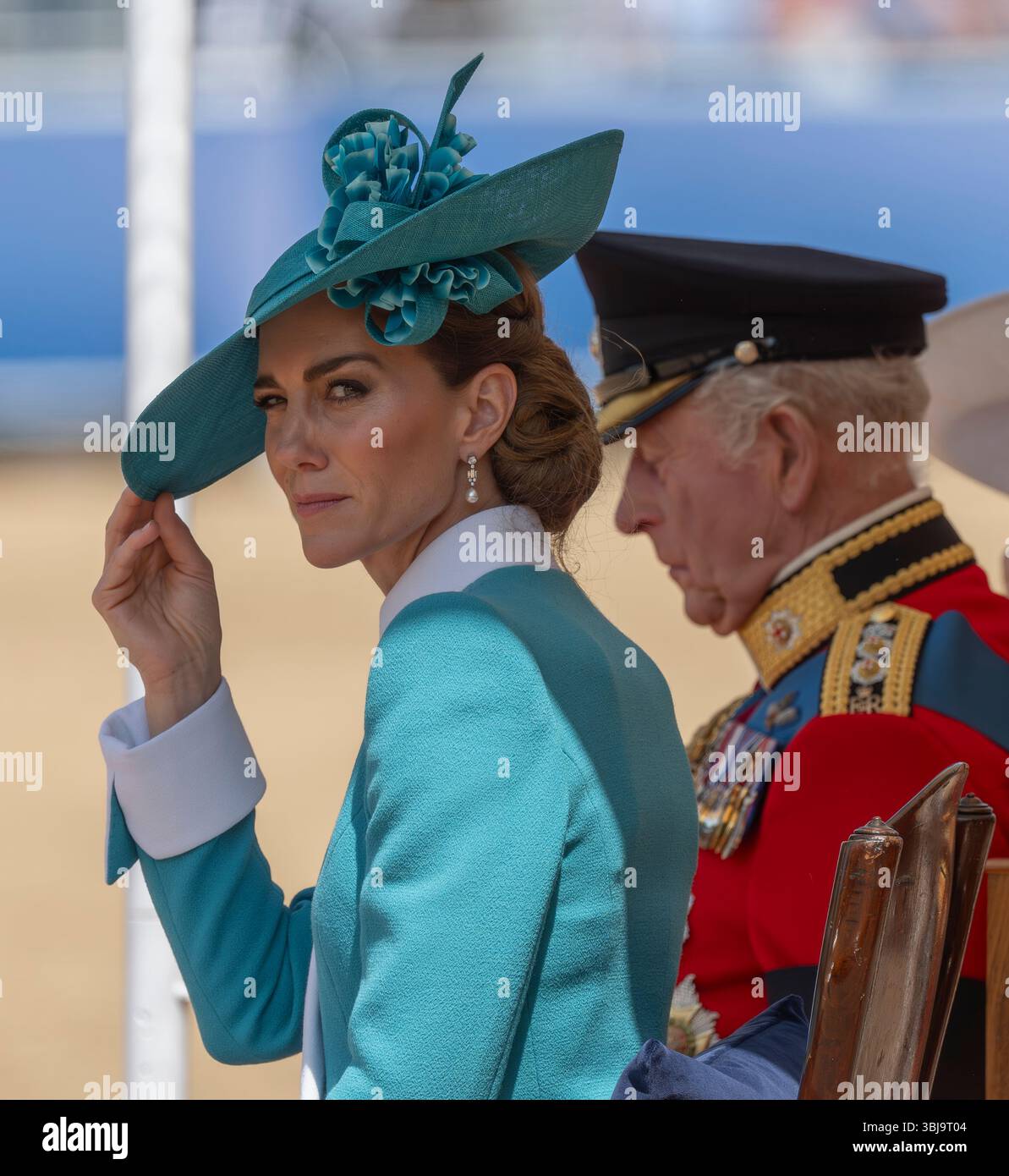 Horse Guards Parade, London, UK. 14th June, 2025. Trooping the Colour ...