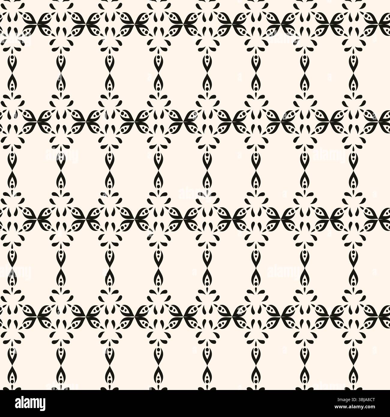Simple minimalist geometric seamless pattern. Abstract monochrome ... - Simple Minimalist Geometric Decoration