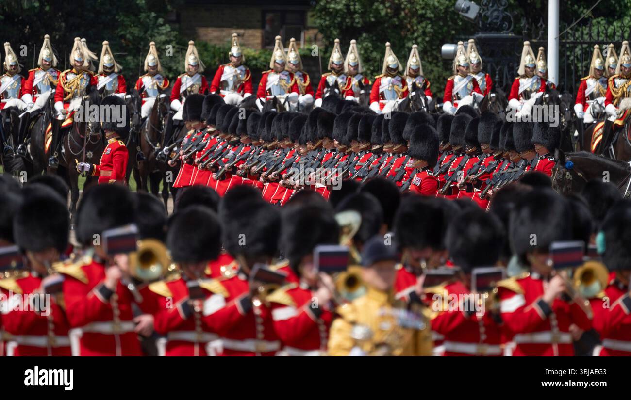 Horse Guards Parade, London, UK. 14th June, 2025. Trooping the Colour ...