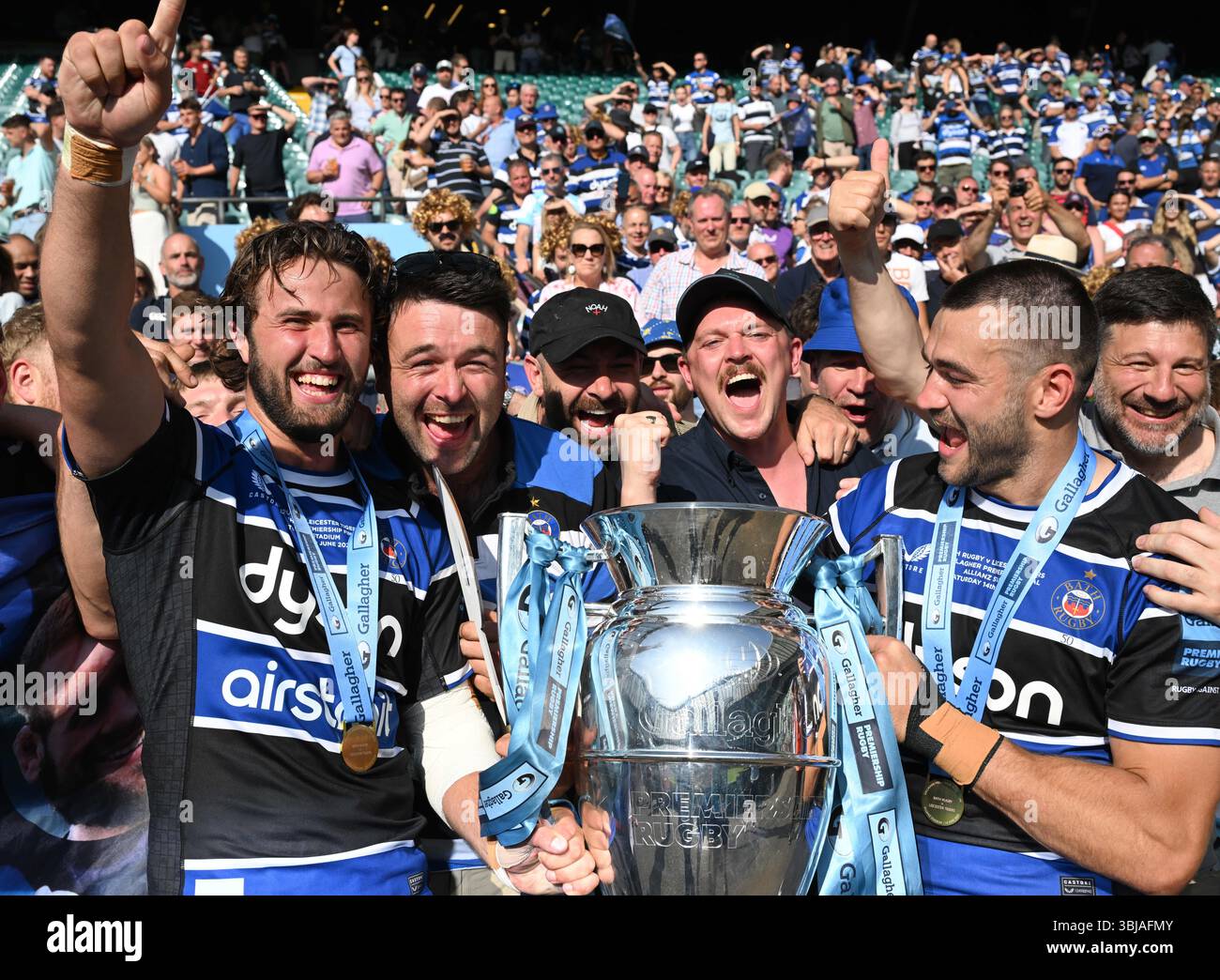 Allianz Stadium, London, UK. 14th June, 2025. Gallagher Premiership ...