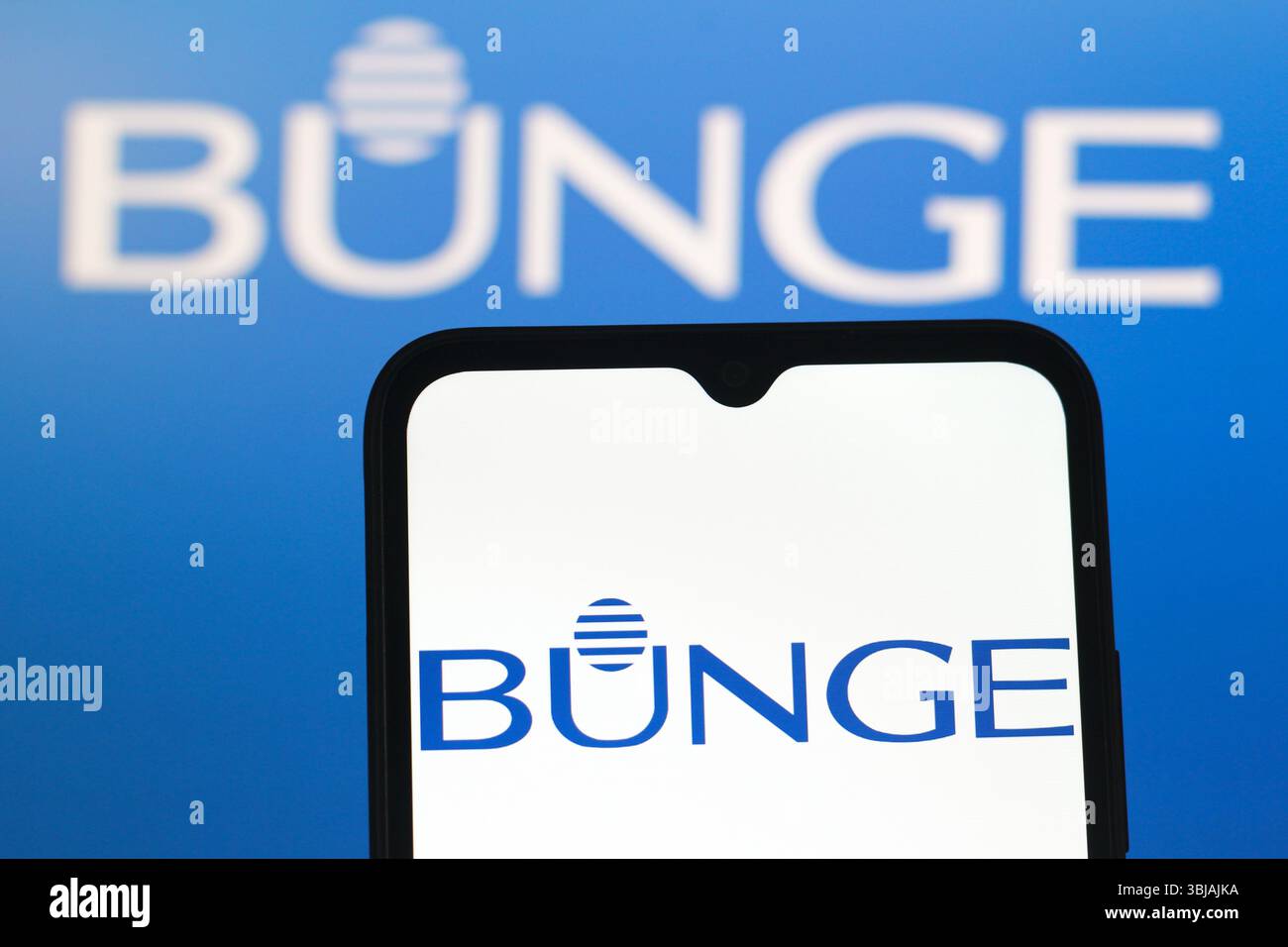 Canada. 14th June, 2025. In this photo illustration, the Bunge logo is ...