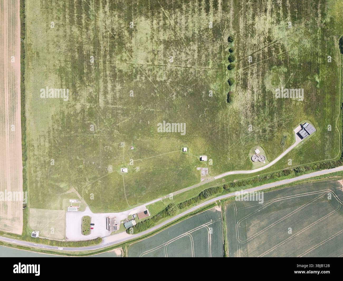 Codewar Radare aerial view of RAF Holmpton a former Royal Air Force Cold War nuclear ...