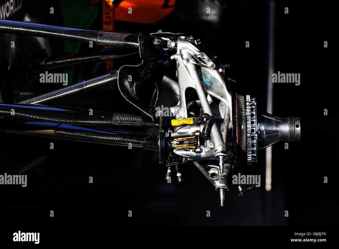 McLaren F1 Team MCL39, mechanical detail of the front brake during the ...