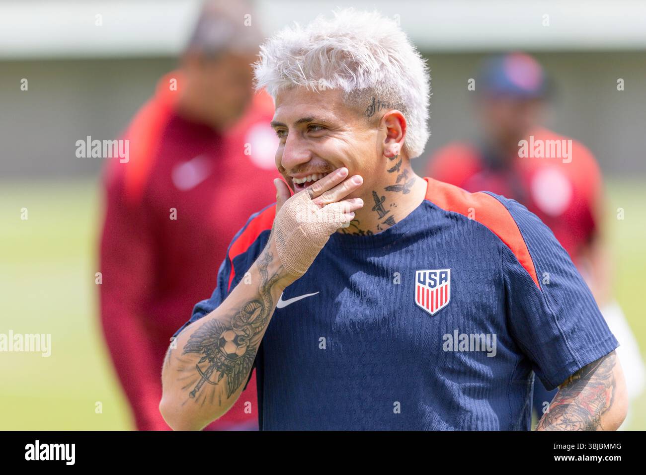 PALO ALTO, CA - JUNE 14: US Men's National Team Midfielder Diego Luna