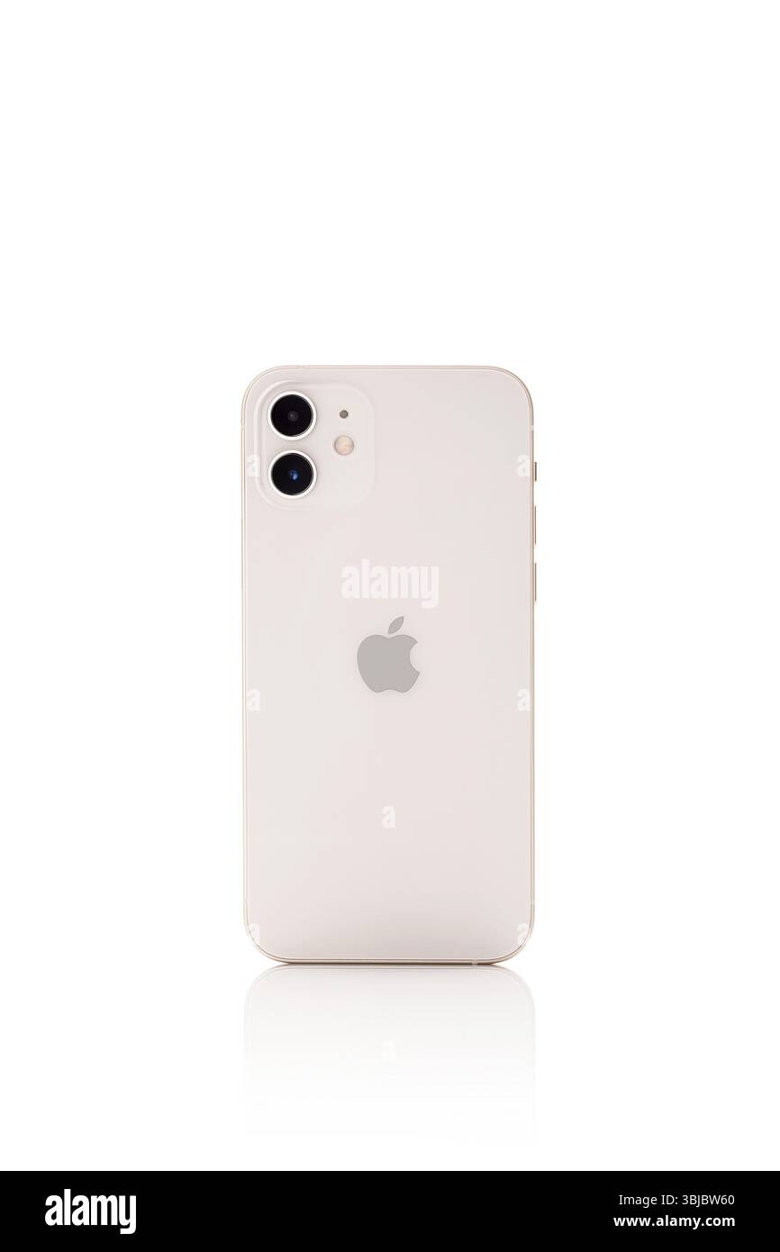 Iphone 12 white hi-res stock photography and images - Alamy