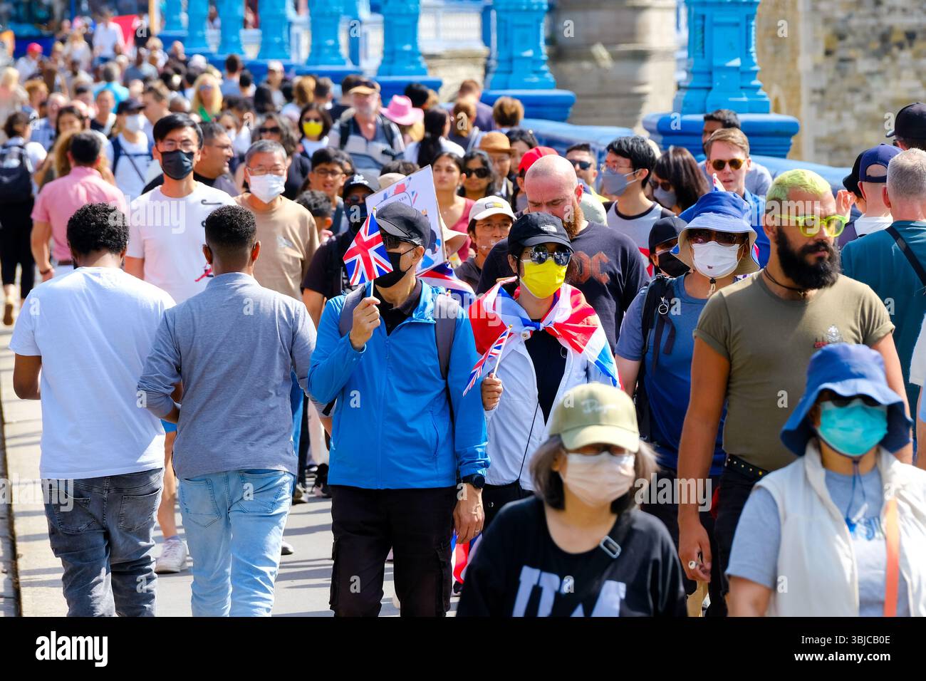 London, UK. 14th June, 2025. British-Hongkongers, Taiwanese, Tibetans ...