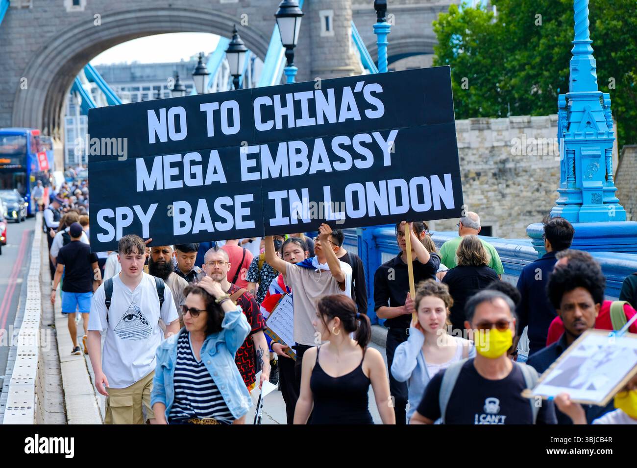 London, UK. 14th June, 2025. British-Hongkongers, Taiwanese, Tibetans ...