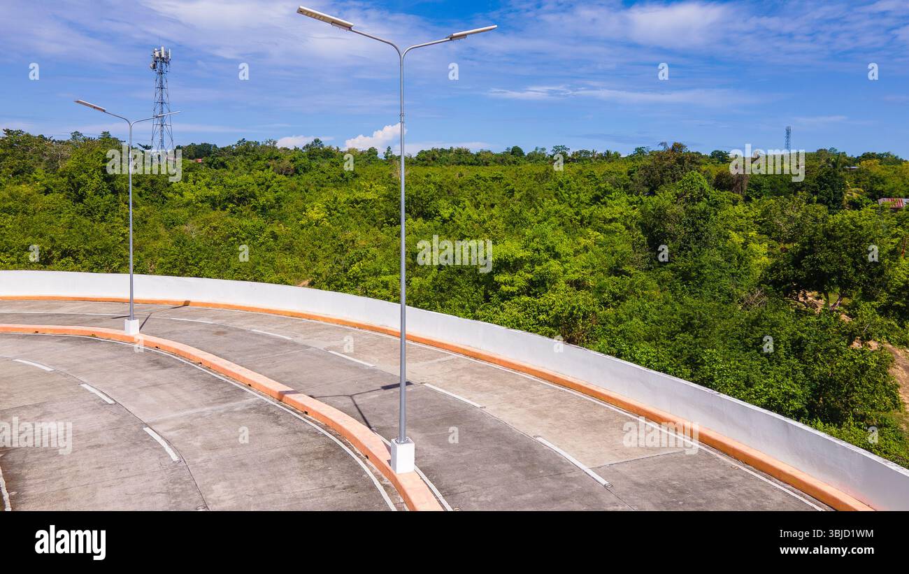 Top down view highway lanes hi-res stock photography and images - Alamy