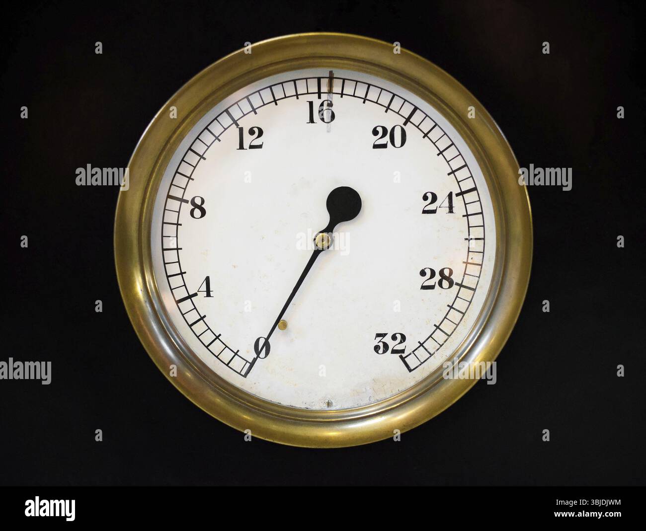 Close-up view of vintage old gauge Stock Photo - Alamy