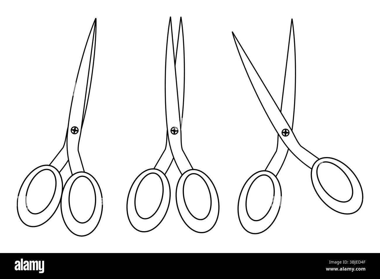 Kids safety scissors Stock Vector Images - Alamy, image size:1300x956