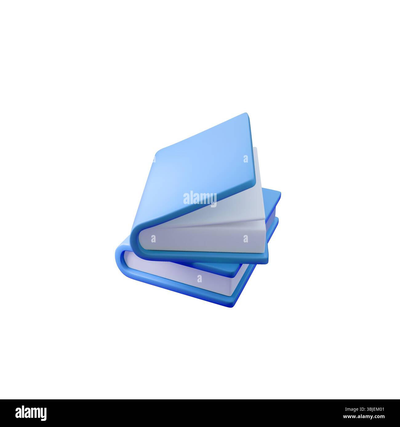 3d Vector illustration of an open blue book, perfect for educational content, e-learning platforms, and reading-related projects. Ideal for creative Stock Vector