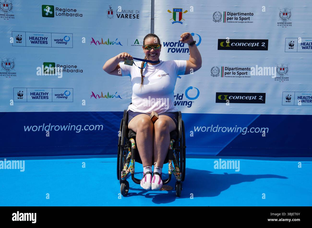 Eva Mol (Netherlands Rowing Team) during World Rowing Cup, Canoying ...