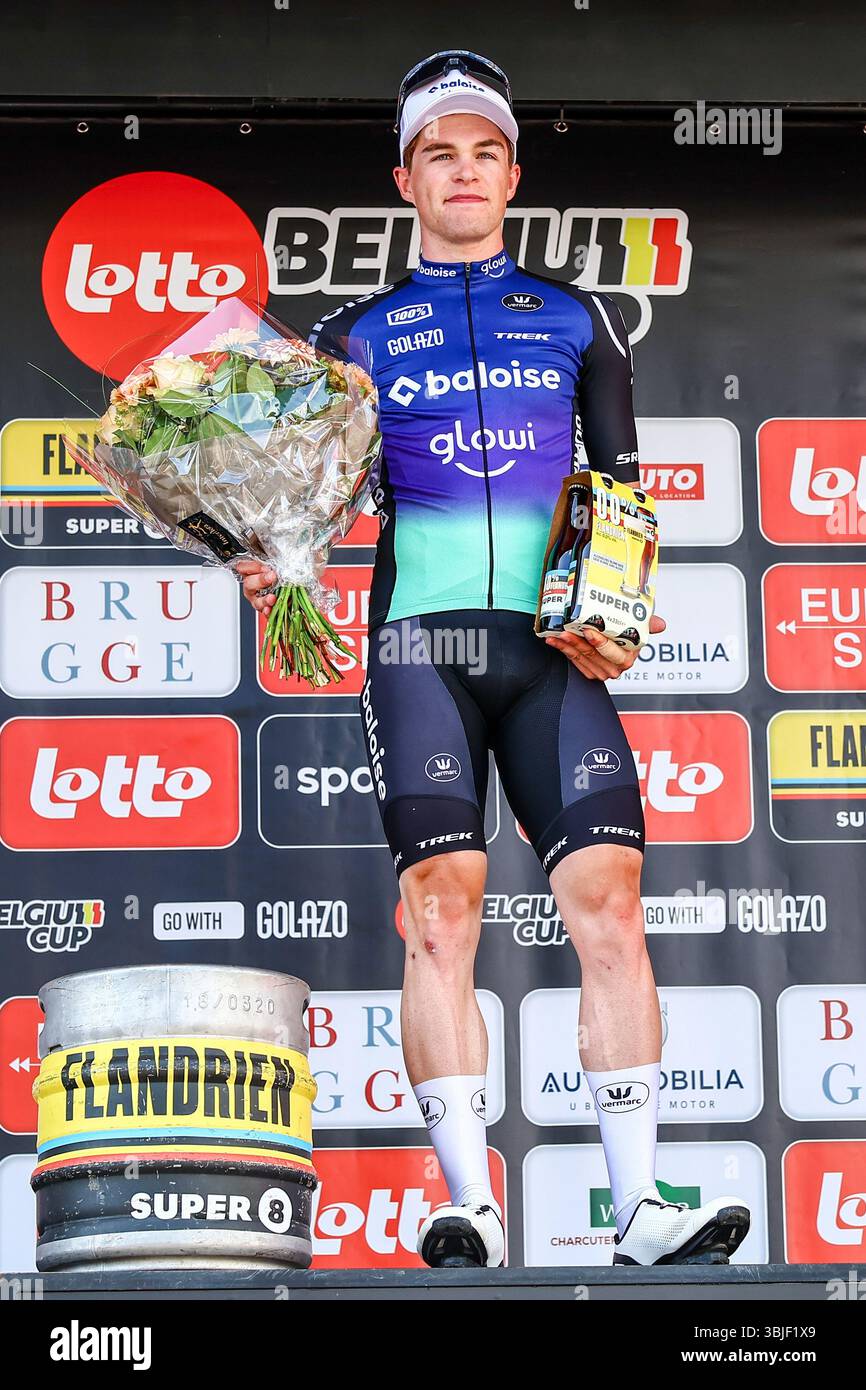 Brugge, Belgium. 15th June, 2025. Maarten Verheyen of Baloise Glowi ...