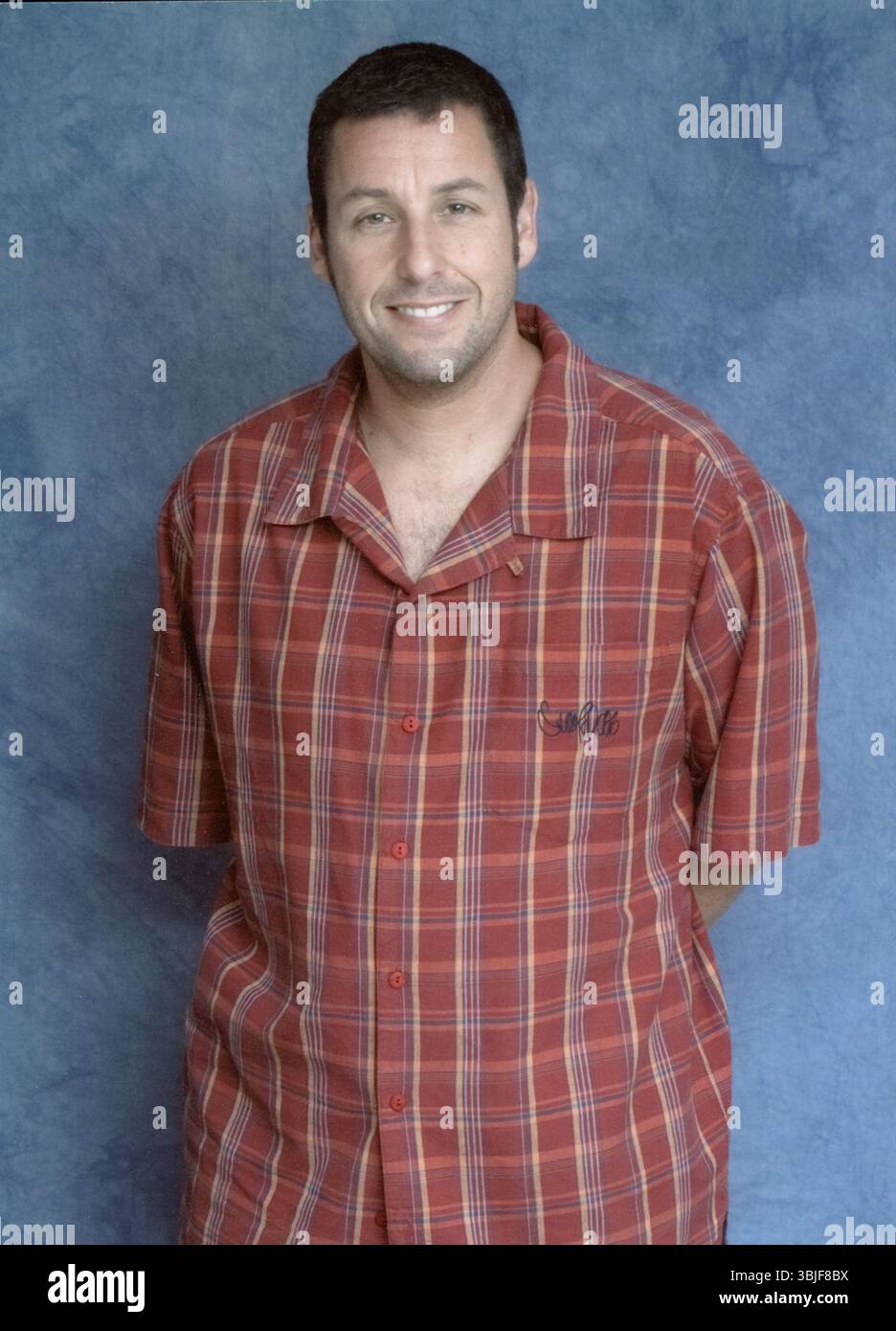 retro-celebrity-portraits-adam-sandler-at-a-press-conference-event
