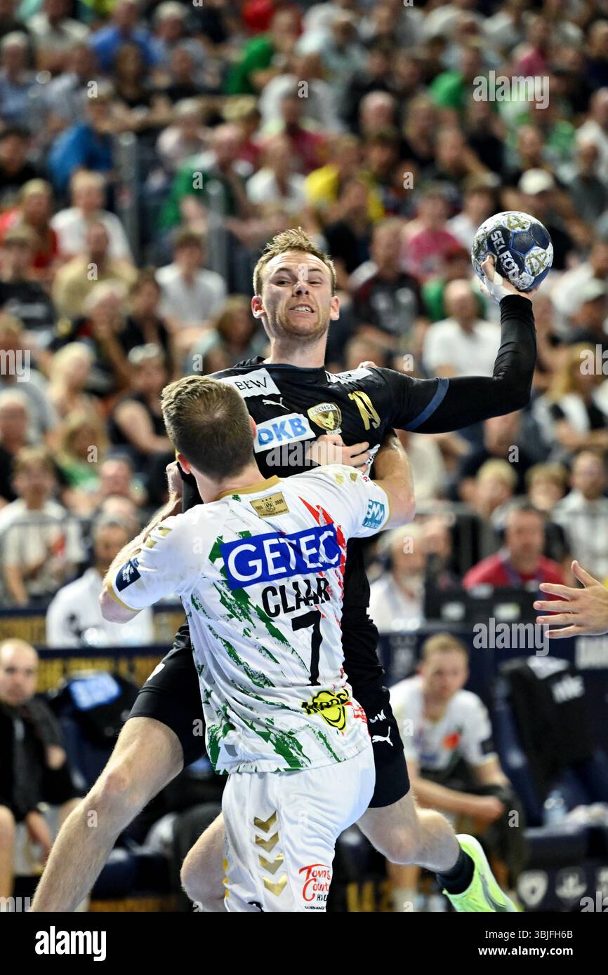 Perry Claar Cologne, Germany. 15th June, 2025. Handball: Champions League, Füchse ...