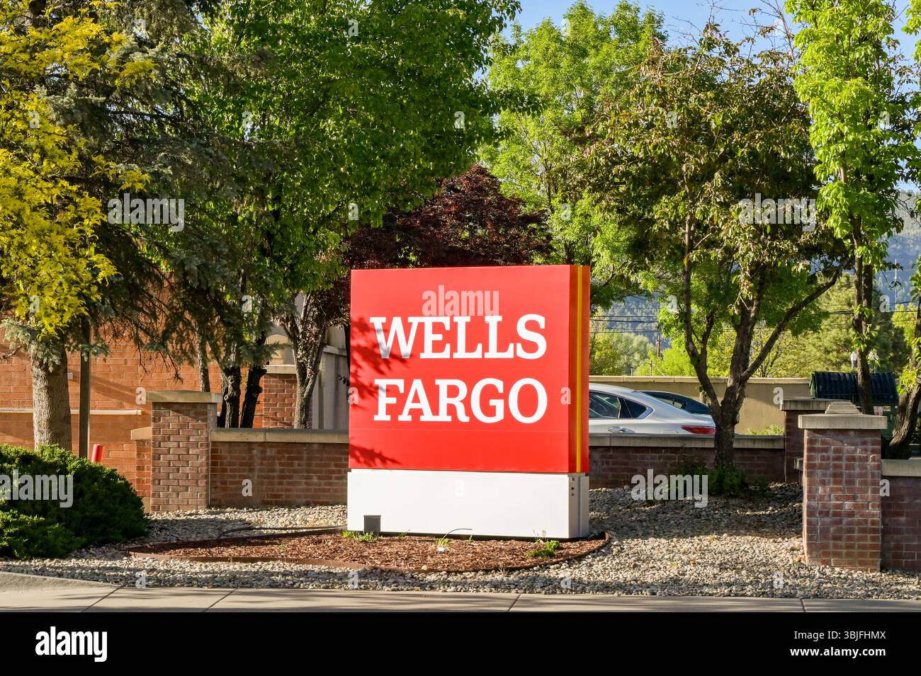 Durango, Colorado, USA - 23 May 2025: Sign outside the branch of the ...