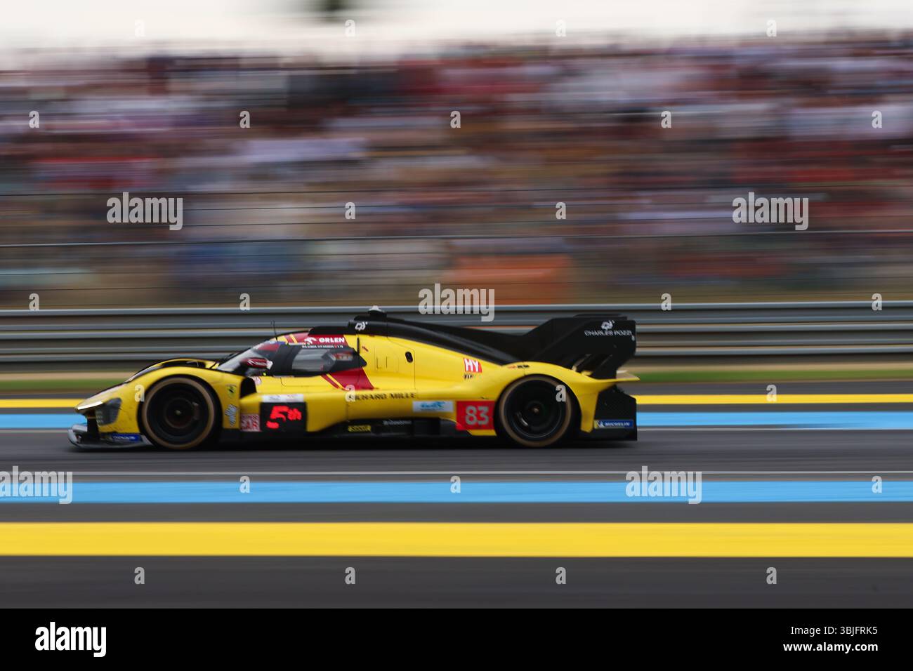 Le Mans France 14th June 2025 AF Corse 83 Ferrari 499P Hypercar le-mans-france-14th-june-2025-af-corse-83-ferrari-499p-hypercar