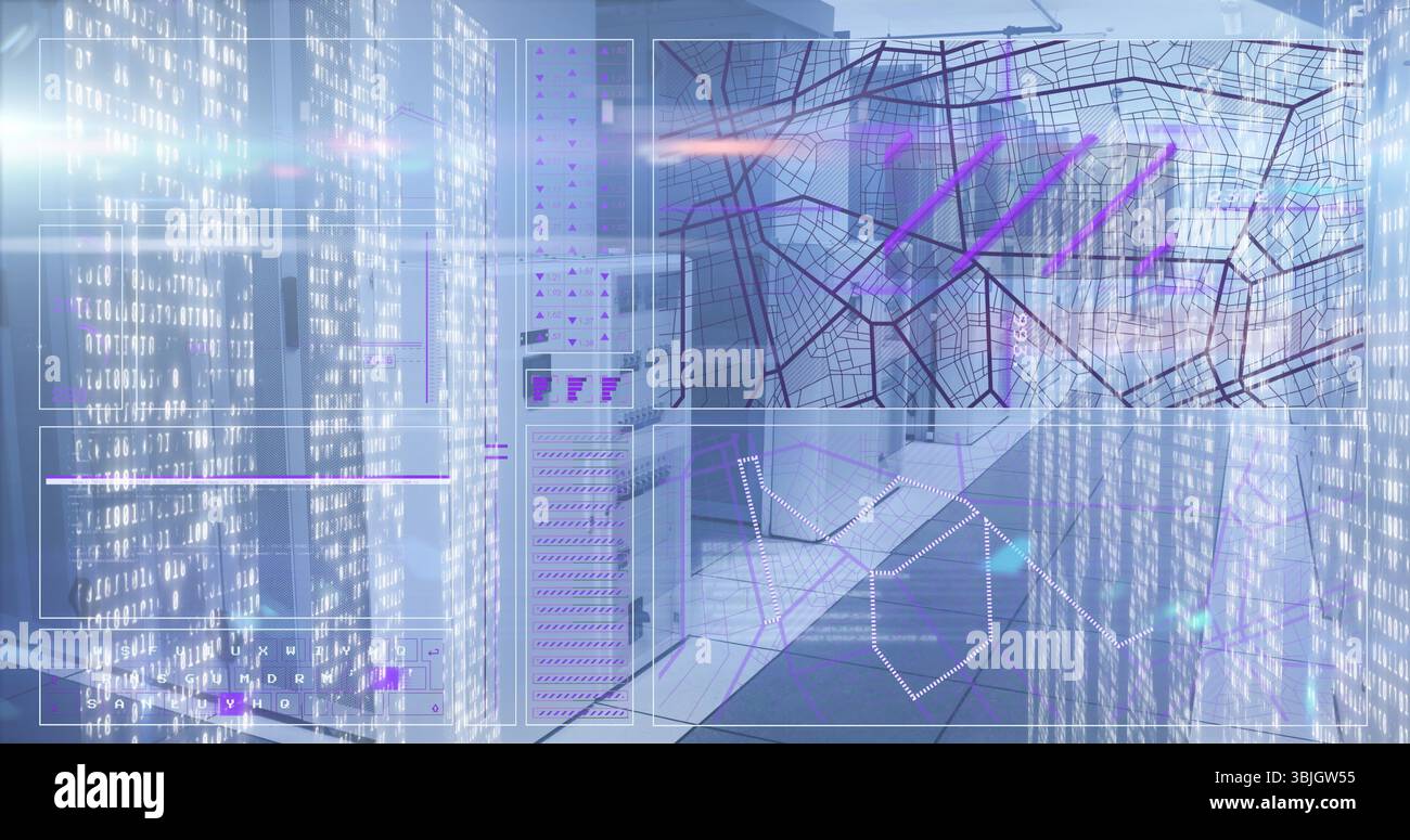 Showing digital ui panels hi-res stock photography and images - Alamy