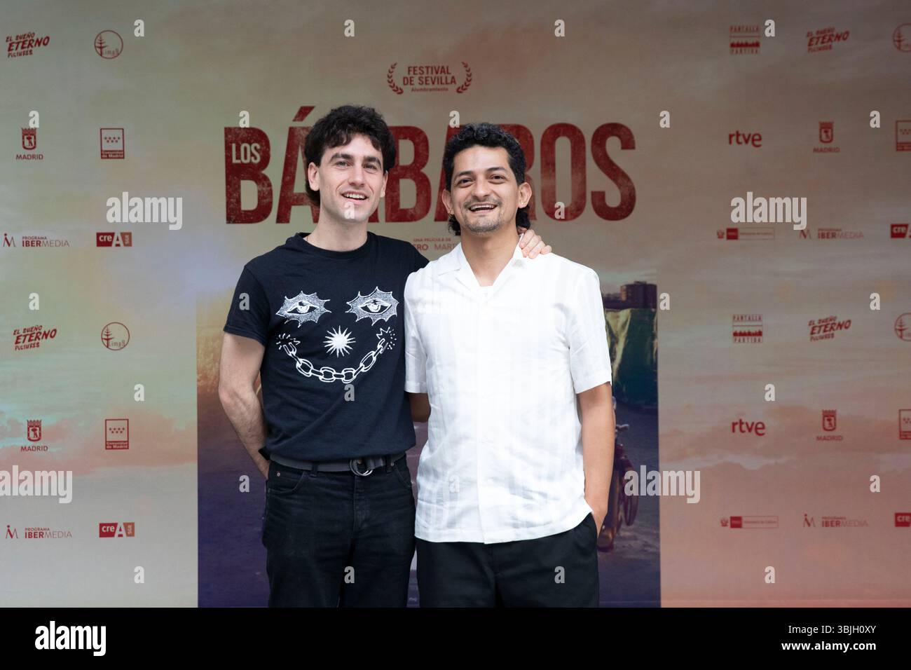 Madrid, Spain. 11th June, 2025. Alex Monner and Job Mansilla attend the ...