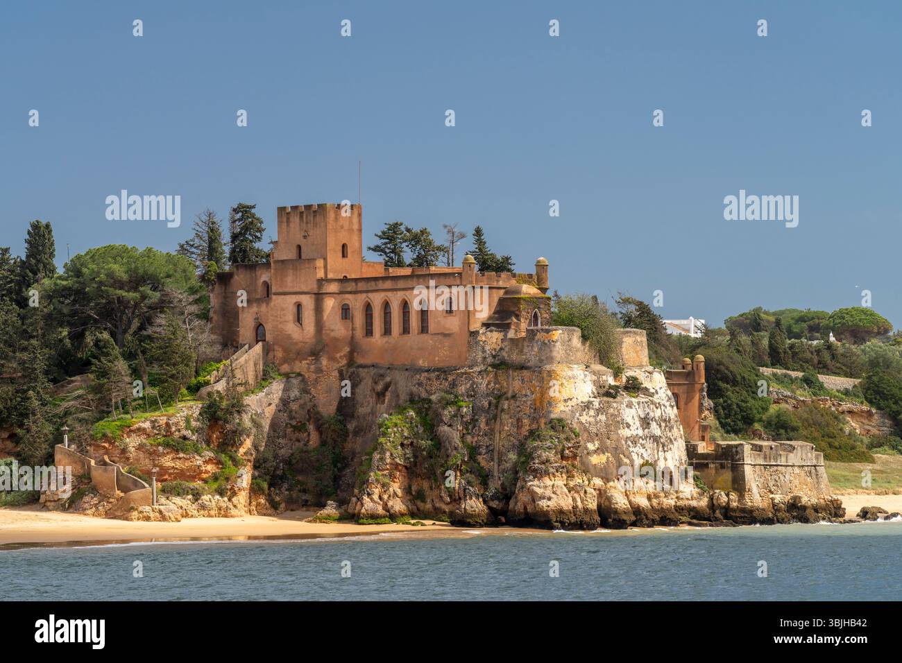 The coastal village of Ferragudo,, Algarve, Portugal, Europe. Stock Photo