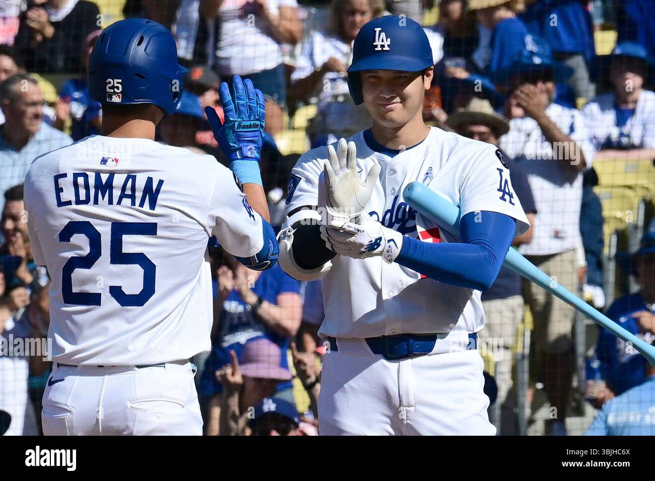 LOS ANGELES, CA - JUNE 15: Tommy Edman #25 of the Los Angeles Dodgers ...