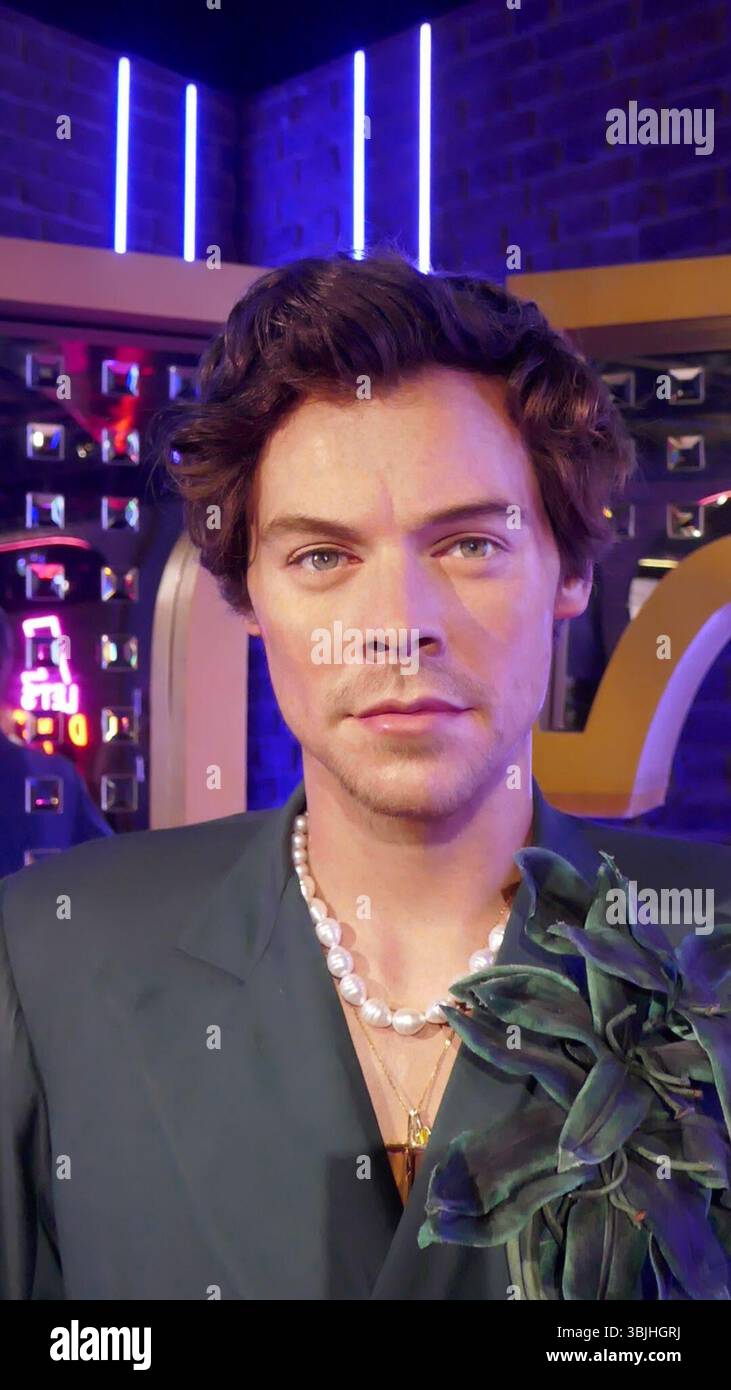 London England 1st June 2025 Singer Harry Styles Wax Figure At Madame london-england-1st-june-2025-singer-harry-styles-wax-figure-at-madame