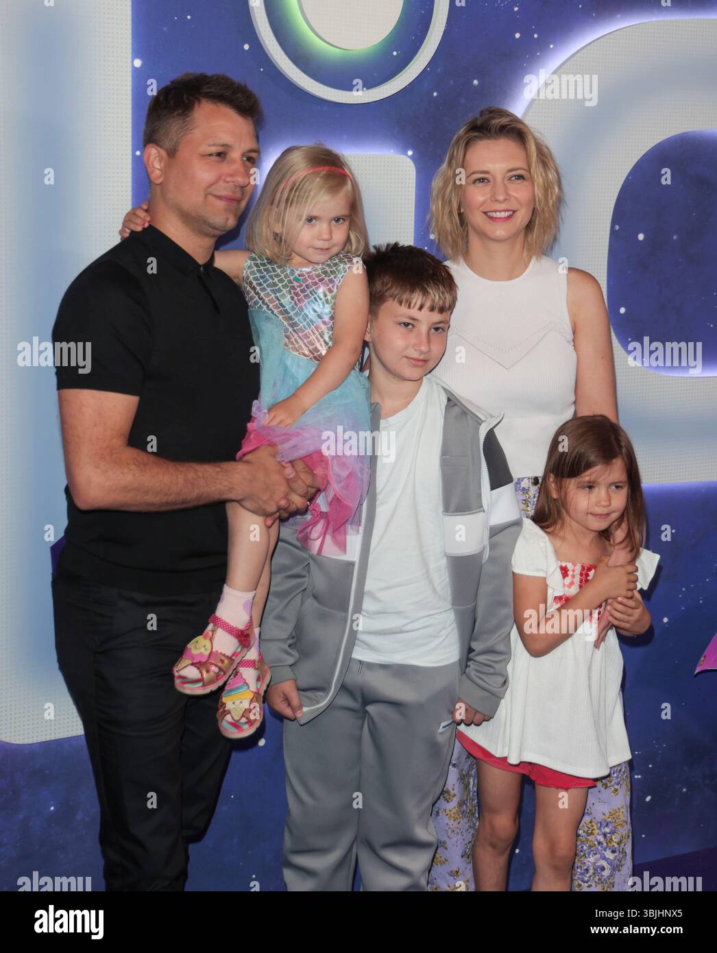 Pasha Kovalev and Rachel Riley seen attending the UK gala screening of ...