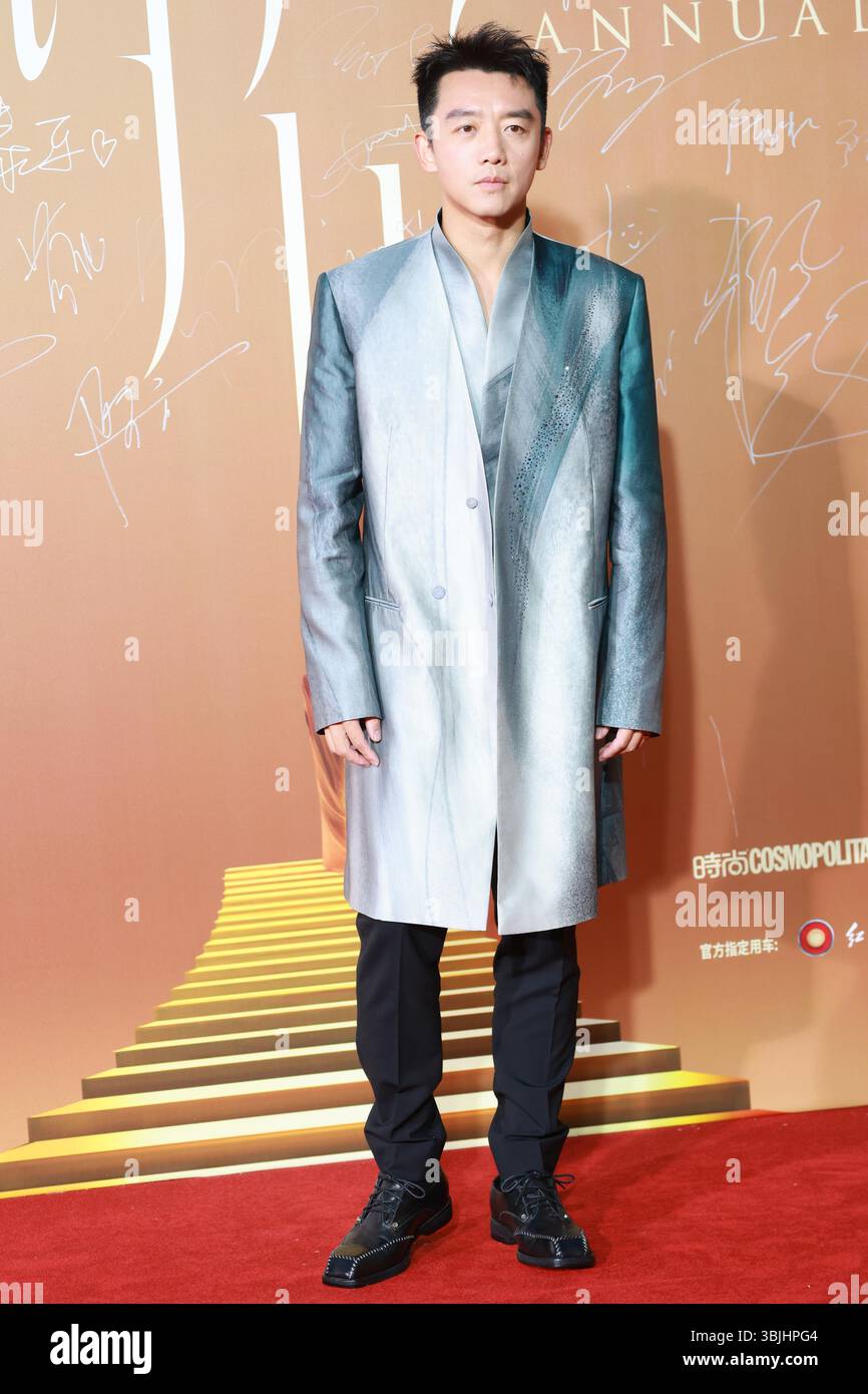 Chinese actor and television personality Zheng Kai attends an activity ...