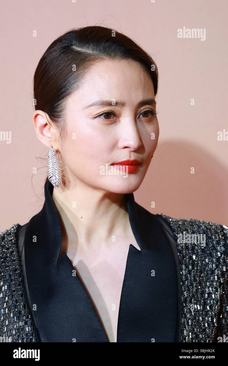 Chinese actress Jiang Qinqin attends an activity in Shanghai, China. 12th  June, 2025. (Photo by Imaginechina/Sipa USA) Credit: Sipa US/Alamy Live  News Stock Photo - Alamy, image size:867x1390