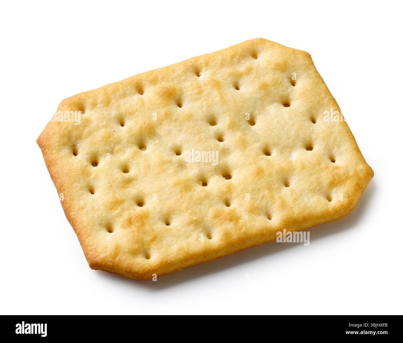 cracker isolated on white background Stock Photo